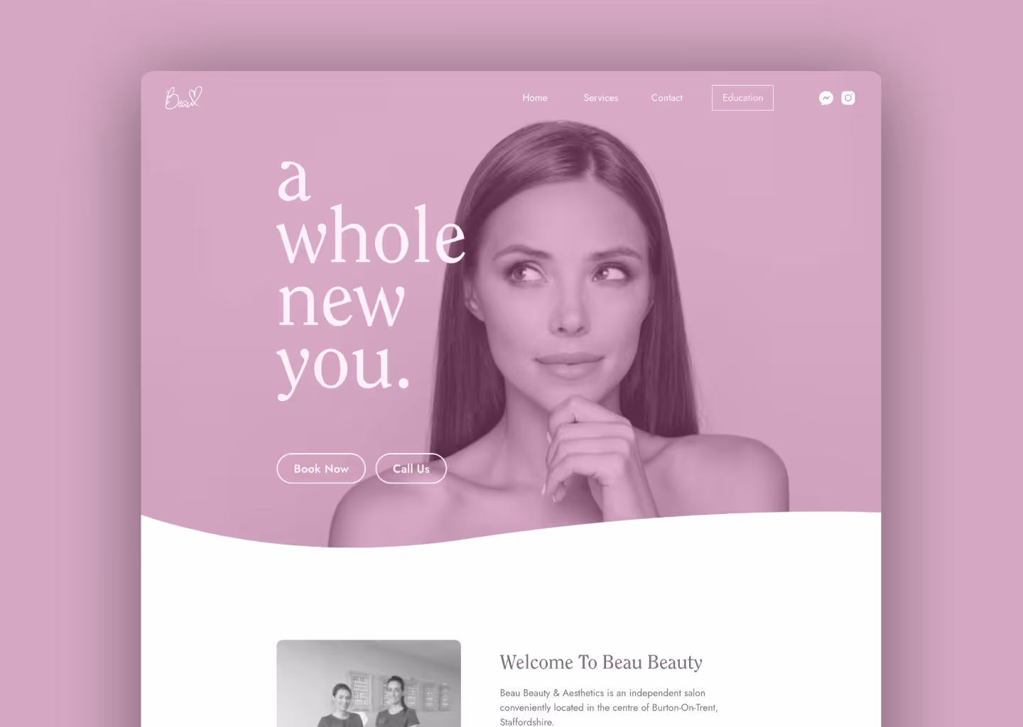 Beau Beauty Salon Website